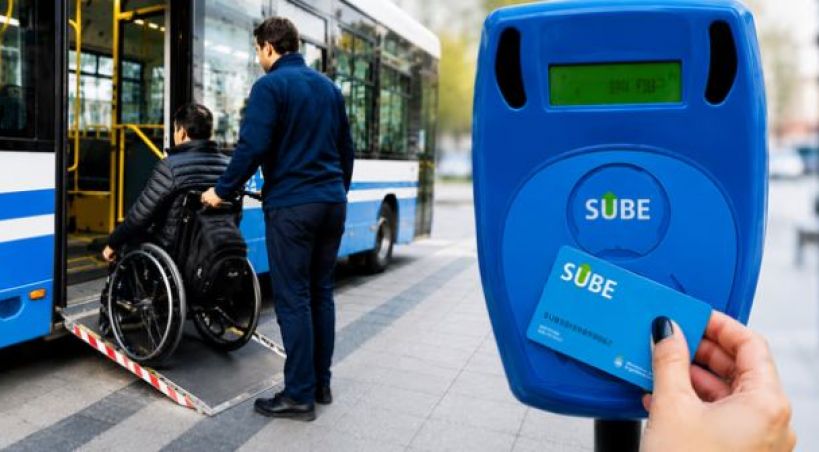 La Secretaría de Transporte ratificó que las personas con discapacidad seguirán viajando sin abonar el pasaje