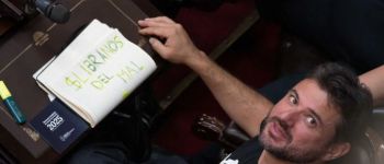 El exabrupto de Grabois en la sesión: &ldquo;Milei dice que salió el sol mientras llueven soretes&rdquo;