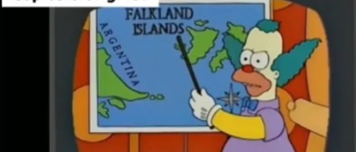 Telefe eliminó una escena de &ldquo;Los Simpson&rdquo; que mencionaba las Malvinas